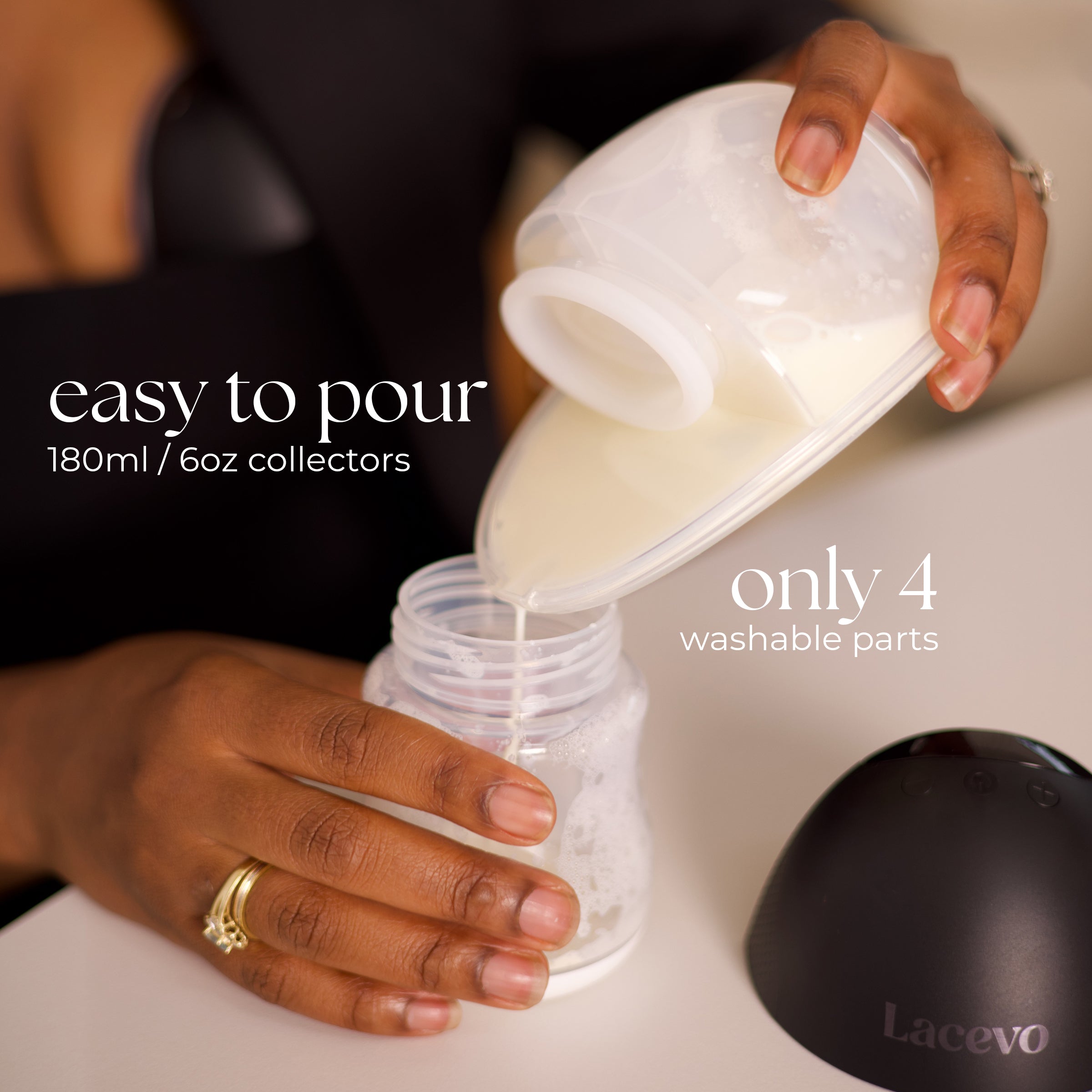 LACEVO S70 in bra breastpump set