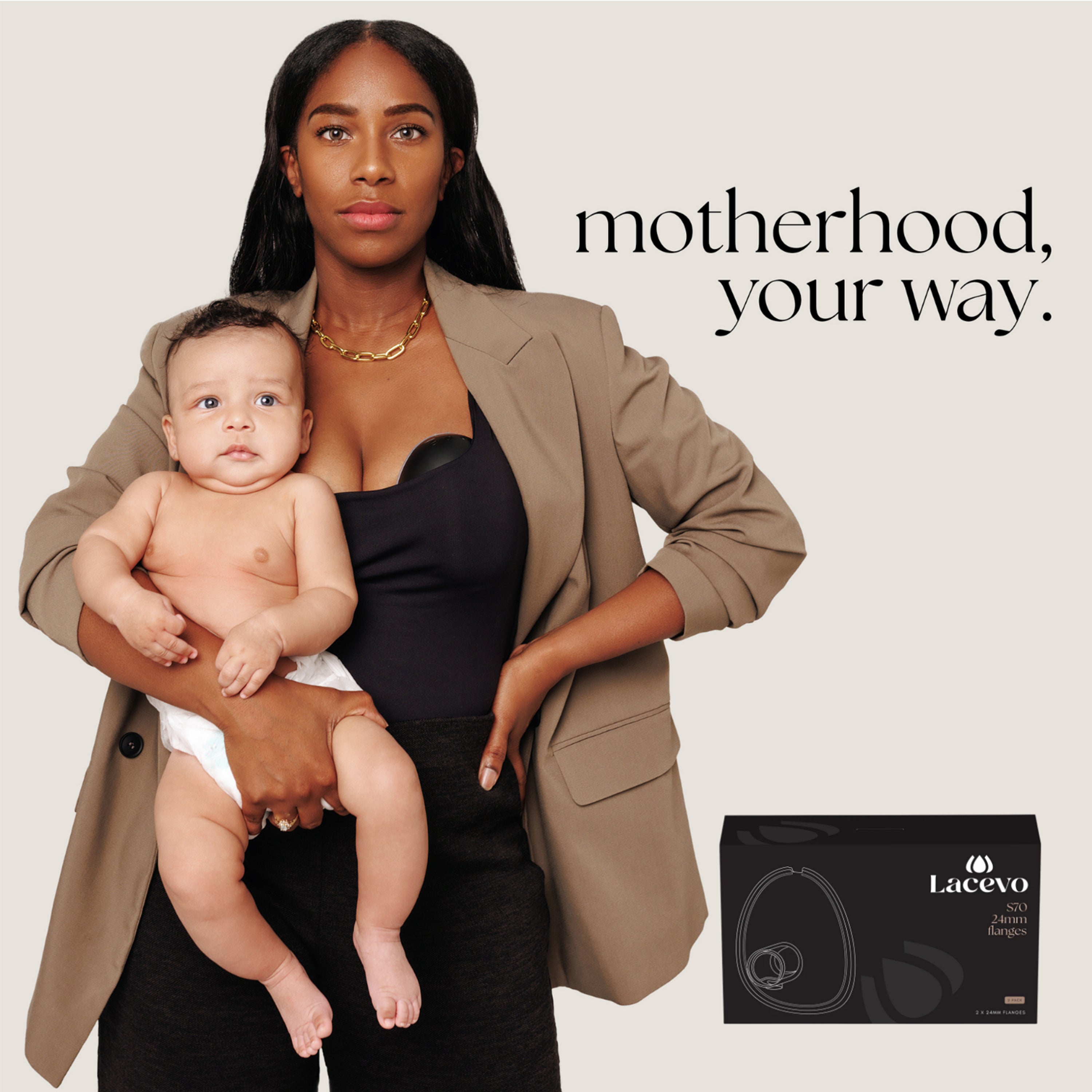 LACEVO S70 24mm flange (2 pieces)