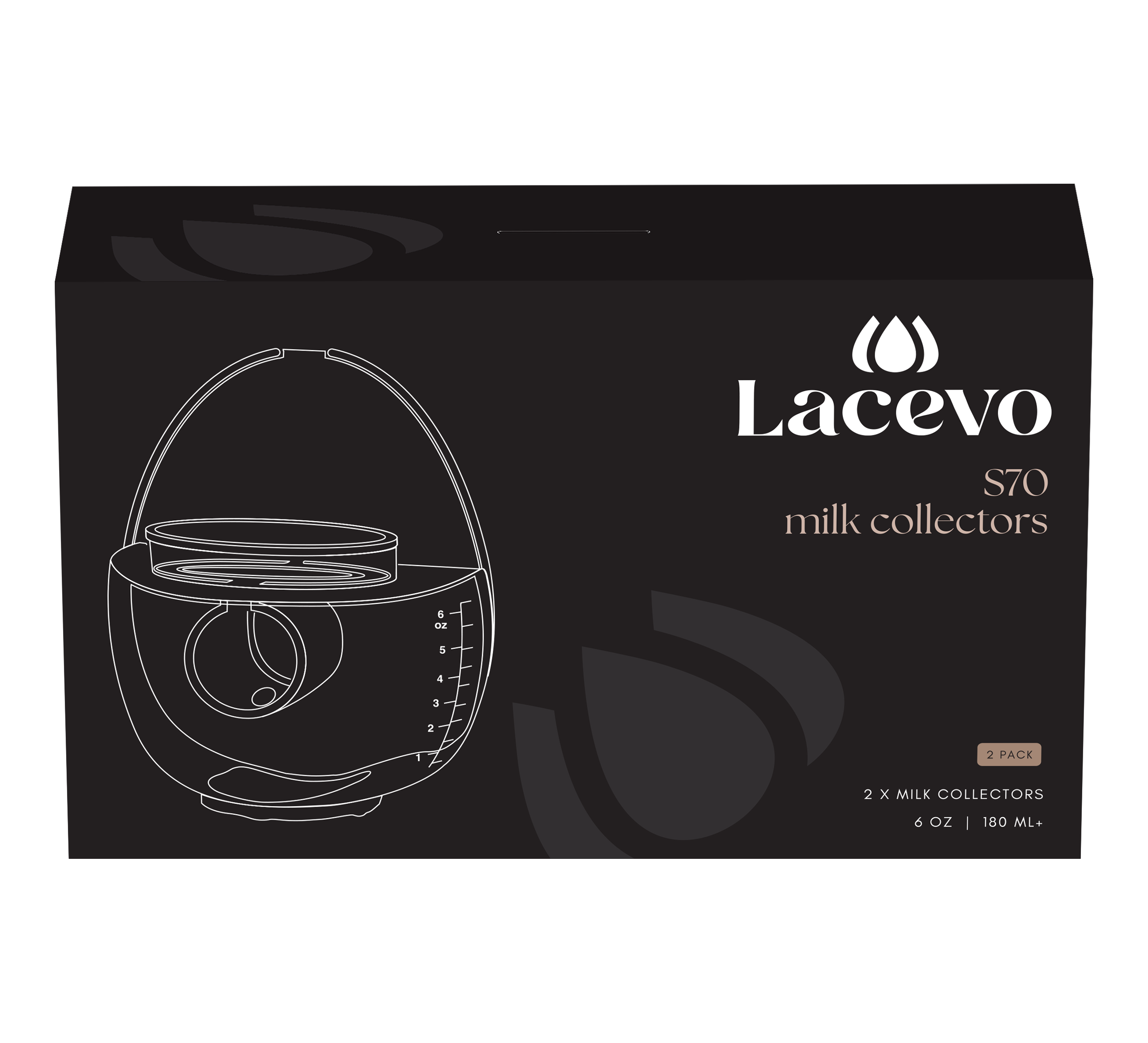LACEVO S70 milk collectors (2 pieces)