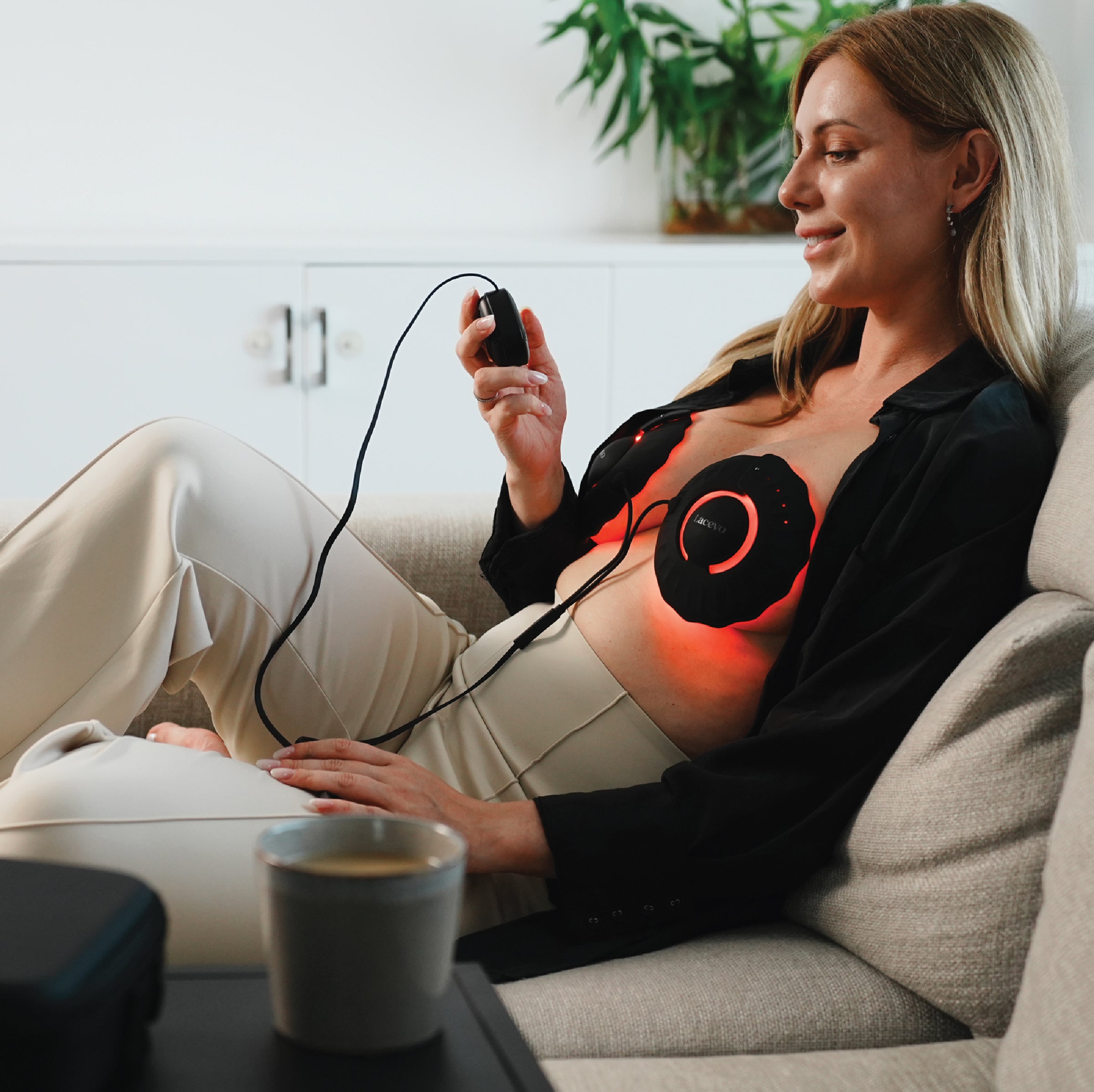 LACEVO Empower Red and Near Infrared Light Therapy Breast Care Set