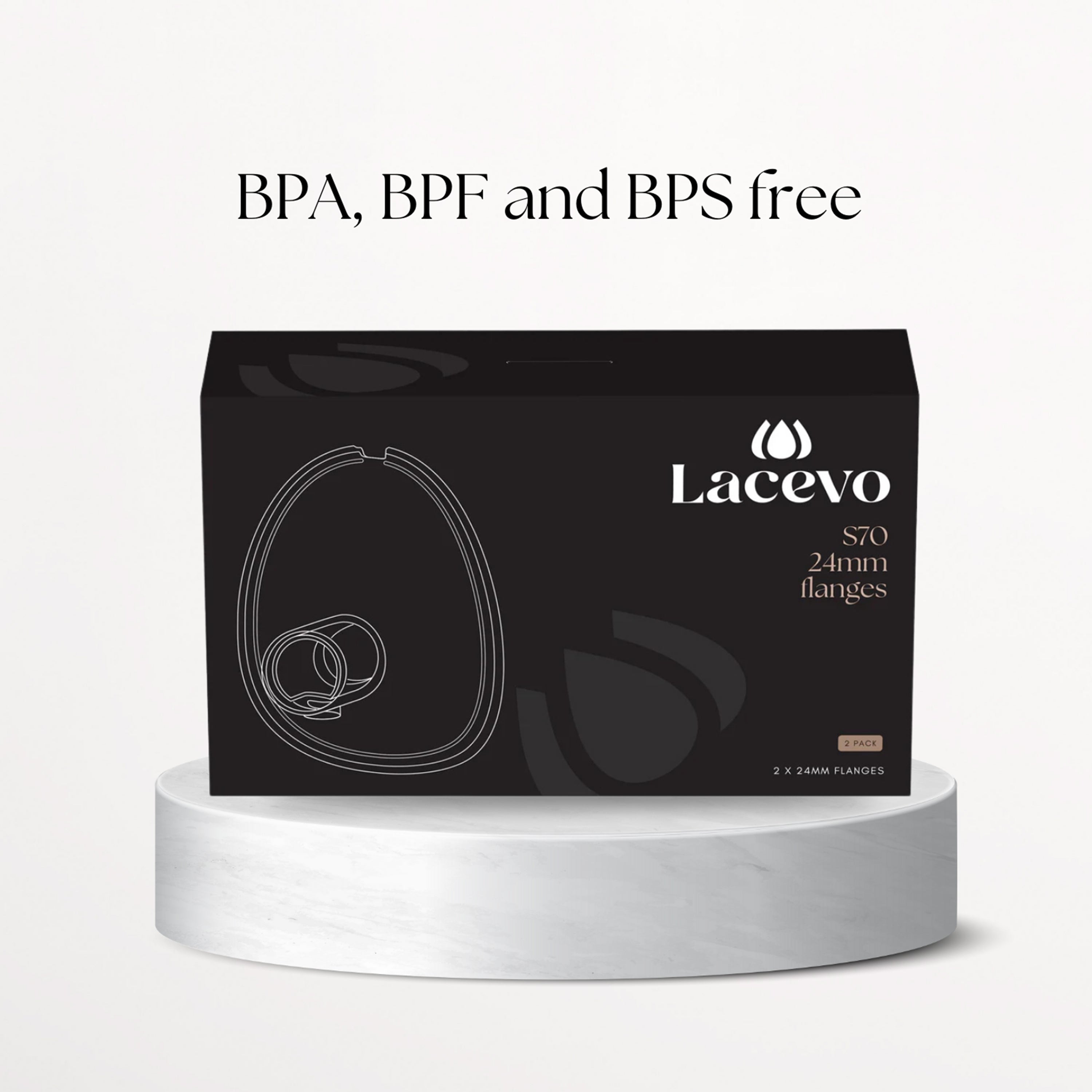 LACEVO S70 24mm flange (2 pieces)