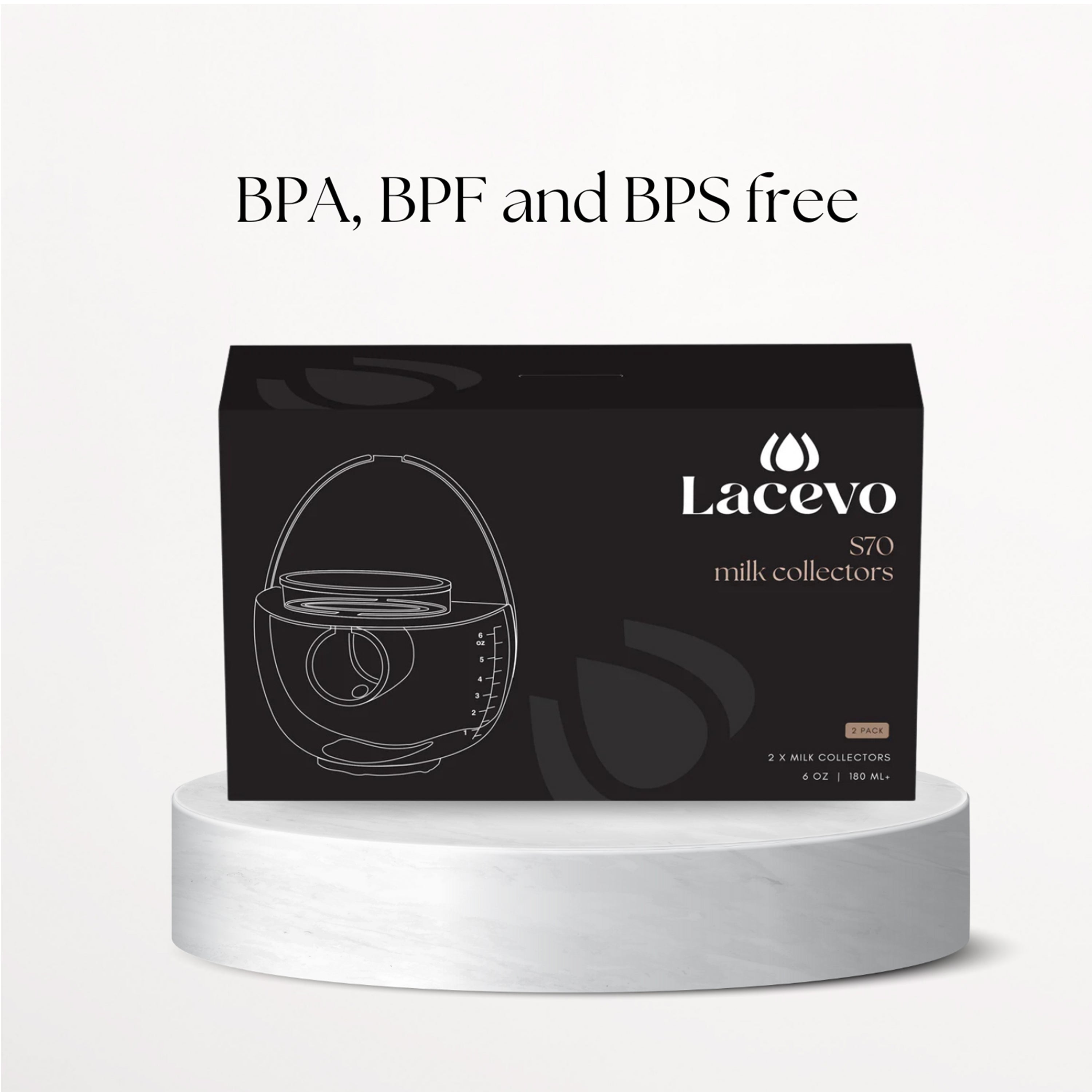 LACEVO S70 milk collectors (2 pieces)